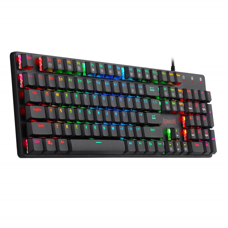 Redragon SHRAPNEL K589 RGB Backlit Wired Mechanical Gaming Keyboard - Black