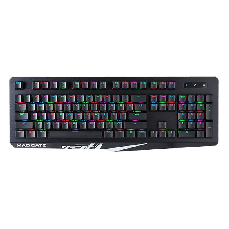 MadCatz S.T.R.I.K.E. 4 RGB Mechanical Gaming Keyboard - Black