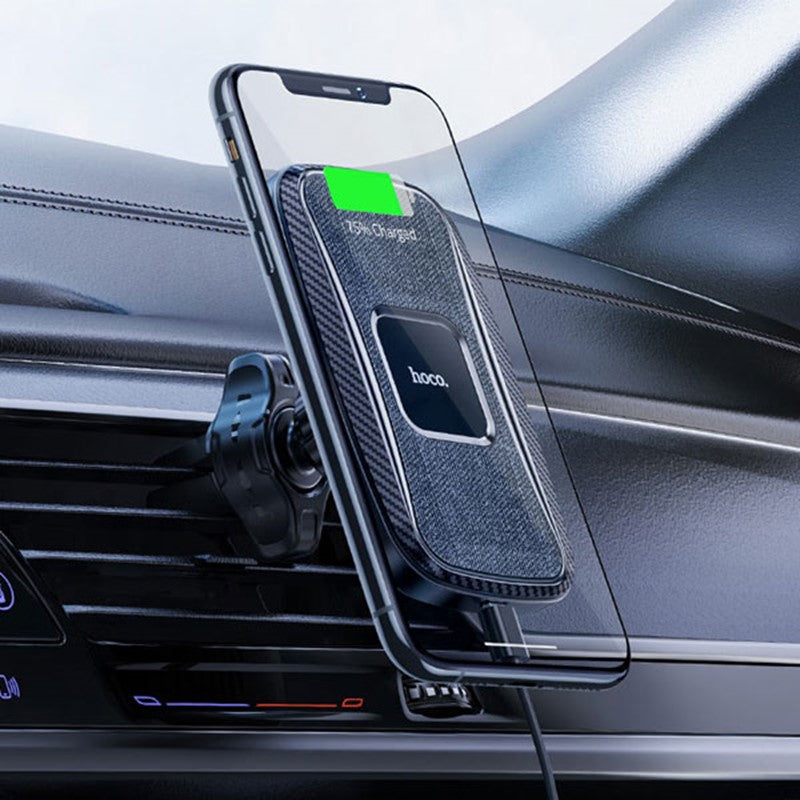 HOCO CA75 Magnetic Wireless Fast Charger ( Dashboard & Airvent )