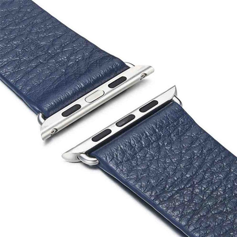 G-Case Genuine Leather Watch Band For Apple Watch 42MM / 44MM - Blue