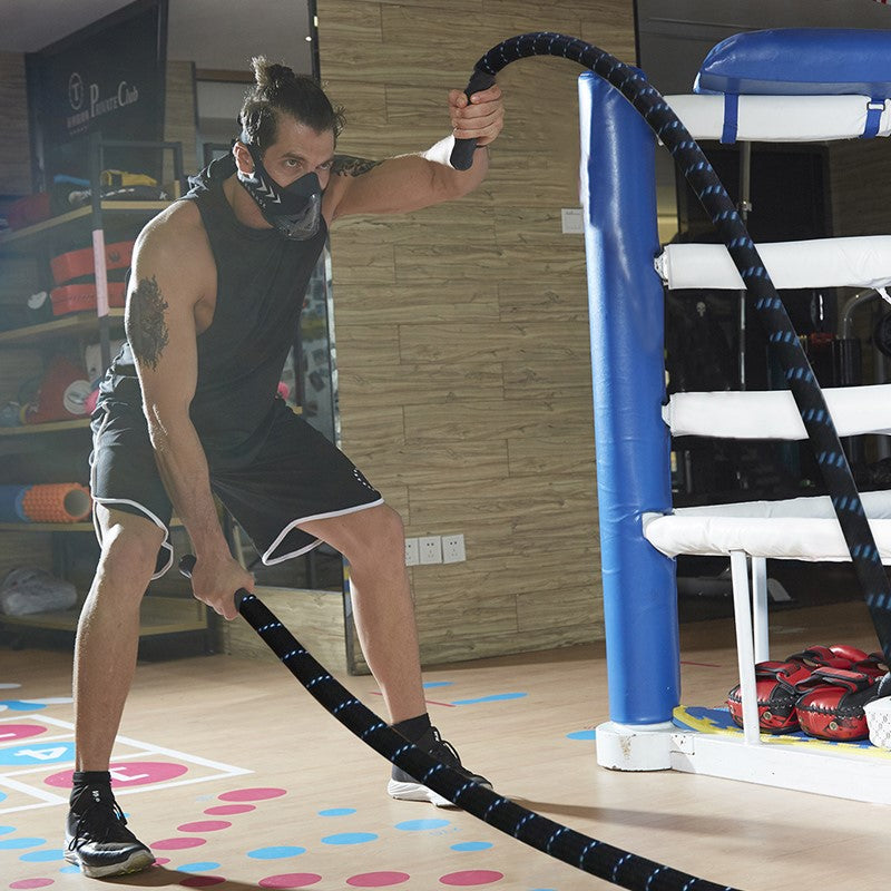 FDBRO Weight Lifting Fitness Strength Training 1.5'' 50ft 12m Battle Rope
