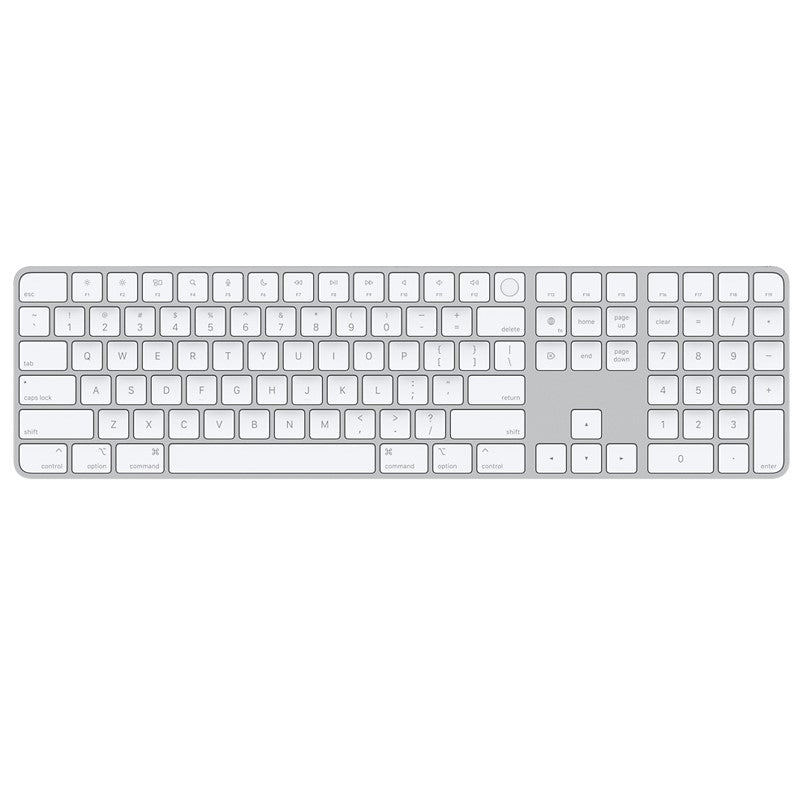 Magic Keyboard with Touch ID and Numeric Keypad for Mac models with Apple silicon - US English - White Keys