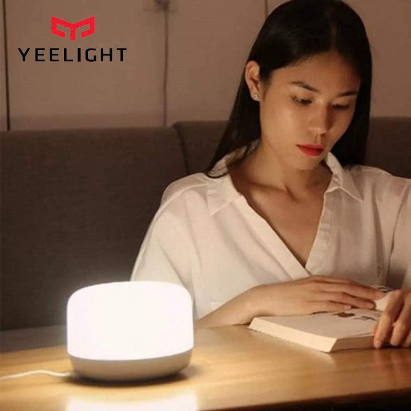 Yeelight LED Colorful Dimmable Bedside Lamp D2 Supports Homekit,Voice Control - White