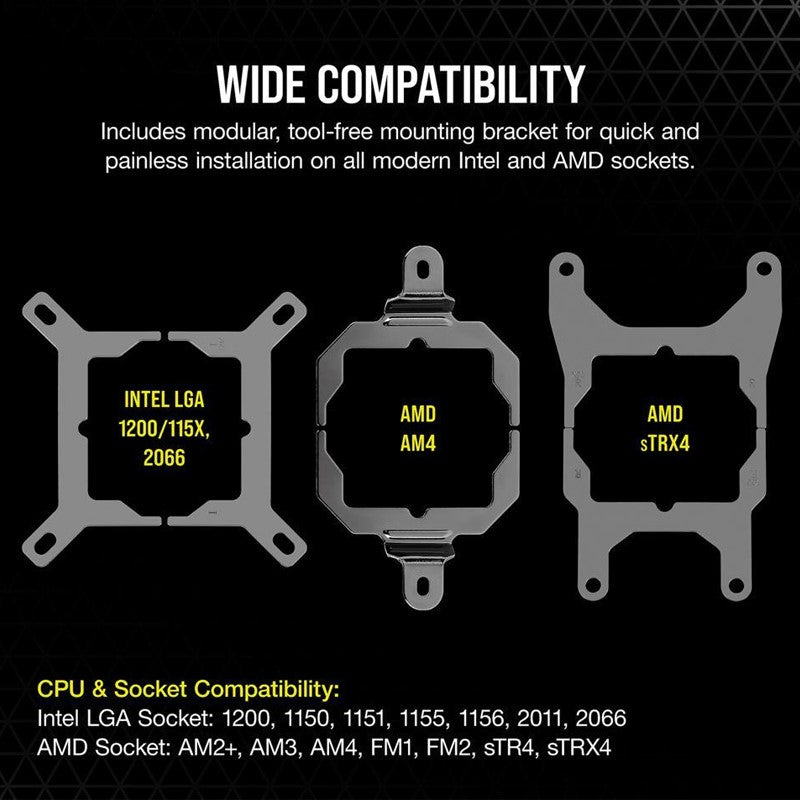 Corsair iCUE H115i Elite Capellix 280mm ML RGB Liquid CPU Cooler - Black