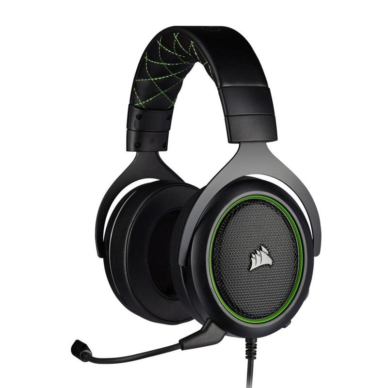 Corsair HS50 PRO STEREO Wired Gaming Headset - Green (EU)