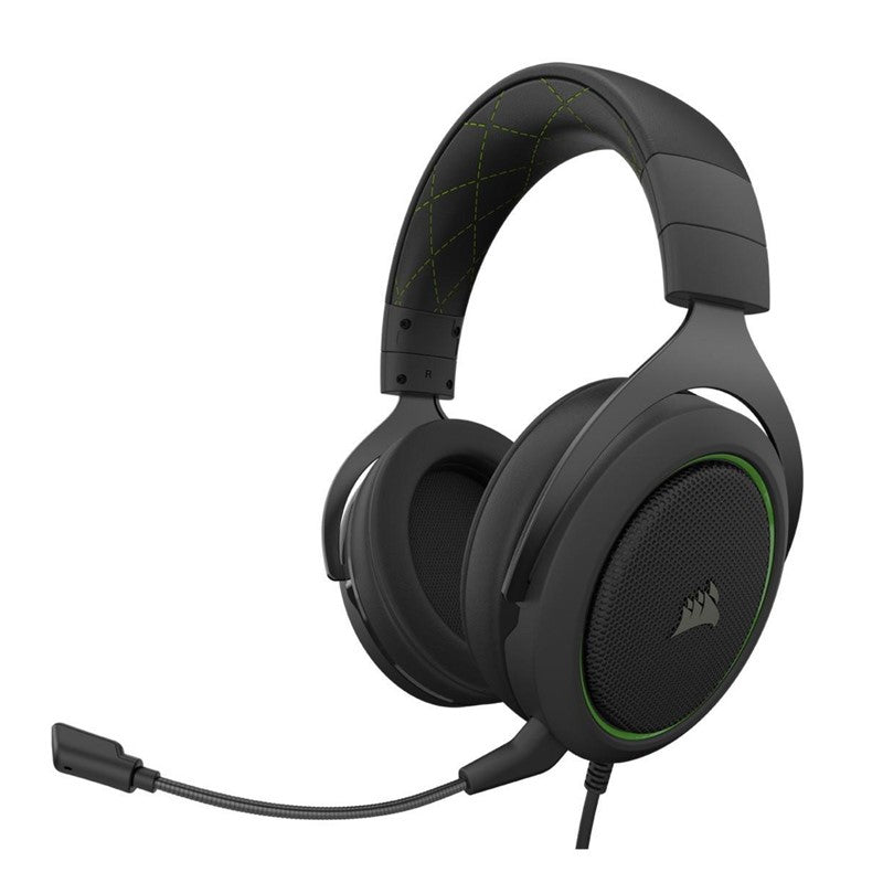 Corsair HS50 PRO STEREO Wired Gaming Headset - Green (EU)