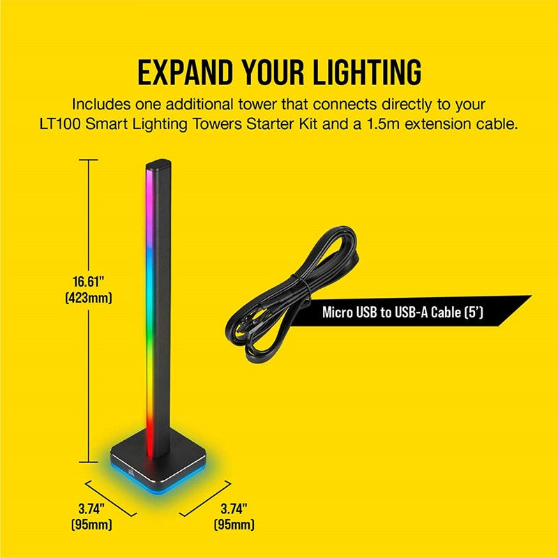 Corsair iCUE LT100 Smart Lighting Tower Expansion Kit