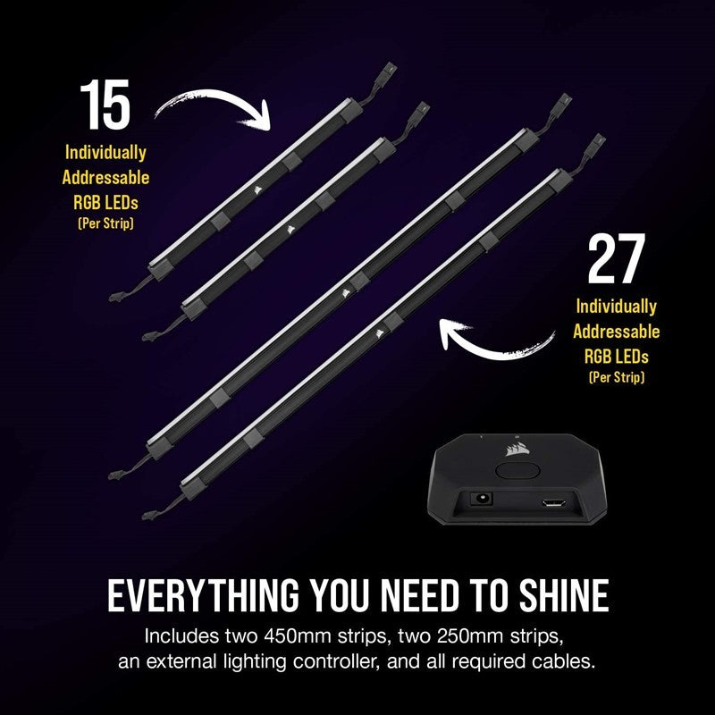 Corsair iCUE LS100 450 mm Smart Lighting Strip Expansion Kit