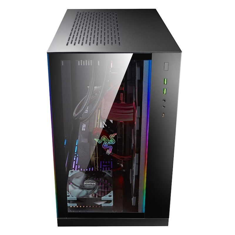 Liang Li Razer Case LIAN LI Dynamic Razer Edition Mid Tower Gaming Case - Black (Fans Not