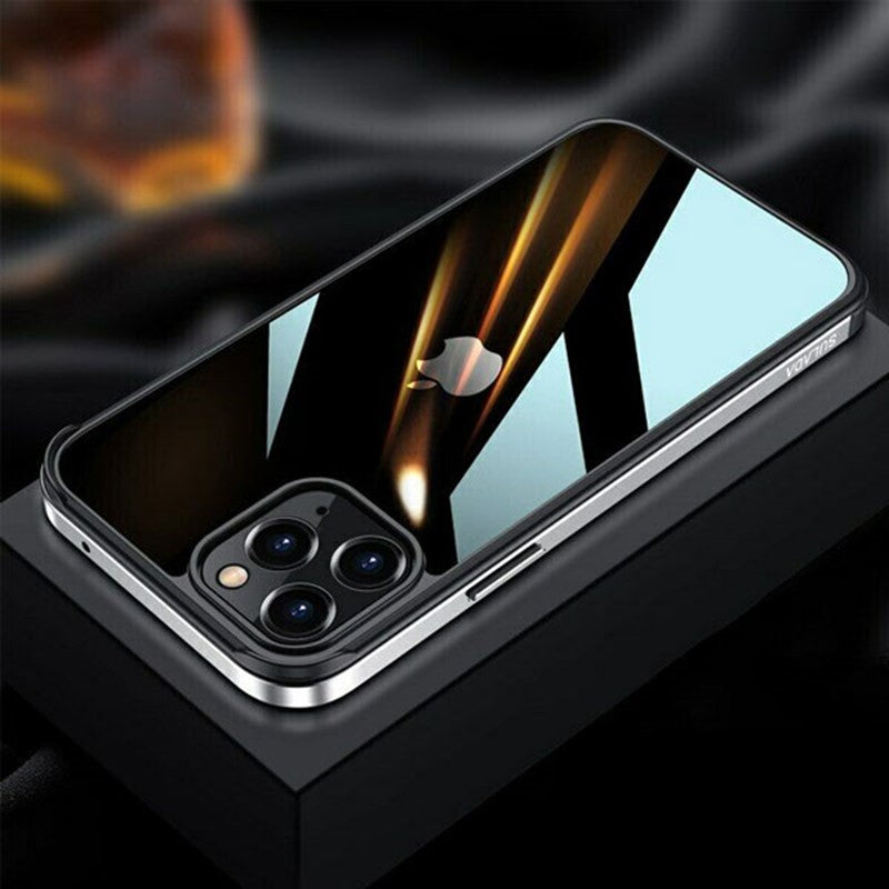 SULADA Aluminum Metal Frame Back Case For Apple iPhone 13 Pro