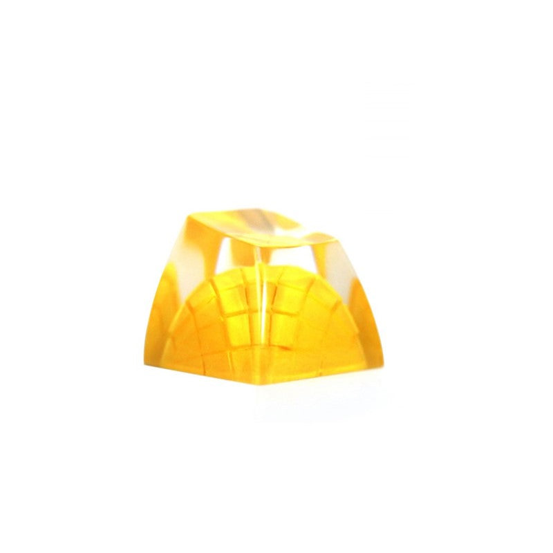 Vergo Customized SA R1 Profile Resin Mango Keycap For Mechanical Keyboard - Yellow
