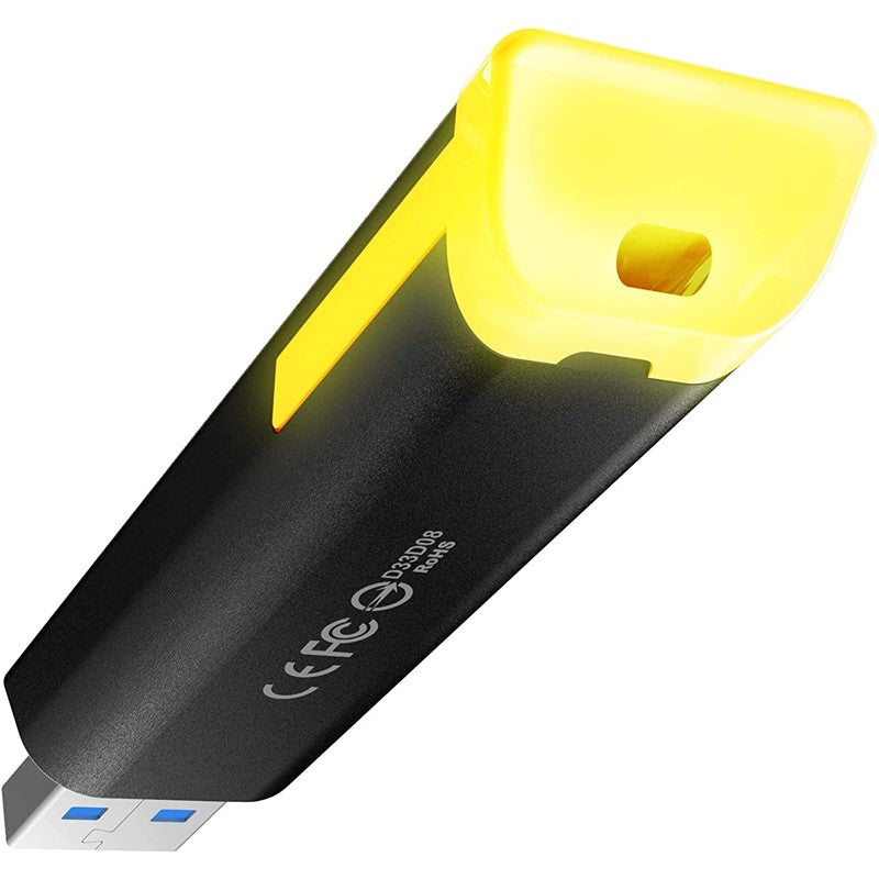 Teamgroup T-Force 128GB USB 3.1 Gen 1 RGB Flash Drive, Upto 180Mb/s Speed, 3 Years Warranty