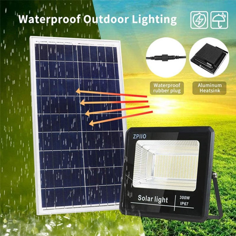 LED Outdoor Solar Charging Flood Light 300W