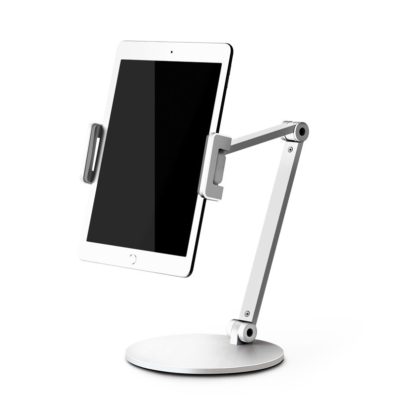 UPERGO AP-7L Aluminum Alloy Long Arm Height Adjustable Phone And Tablet Stand/Holder For upto 17