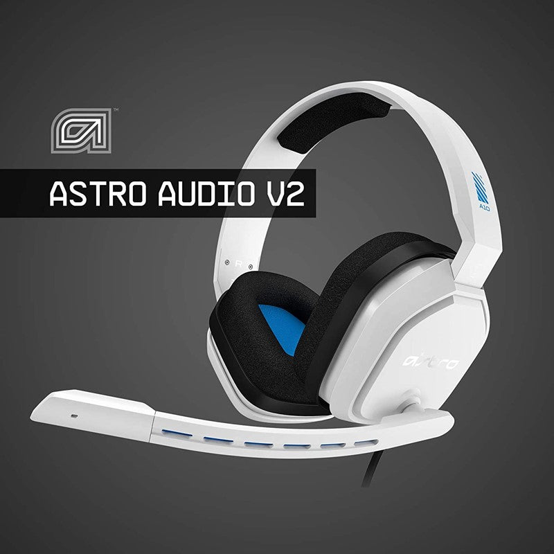 Astro A10 Wired Gaming Headset for PlayStation 5 (PS5), PlayStation 4 (PS4) - White - Open Box