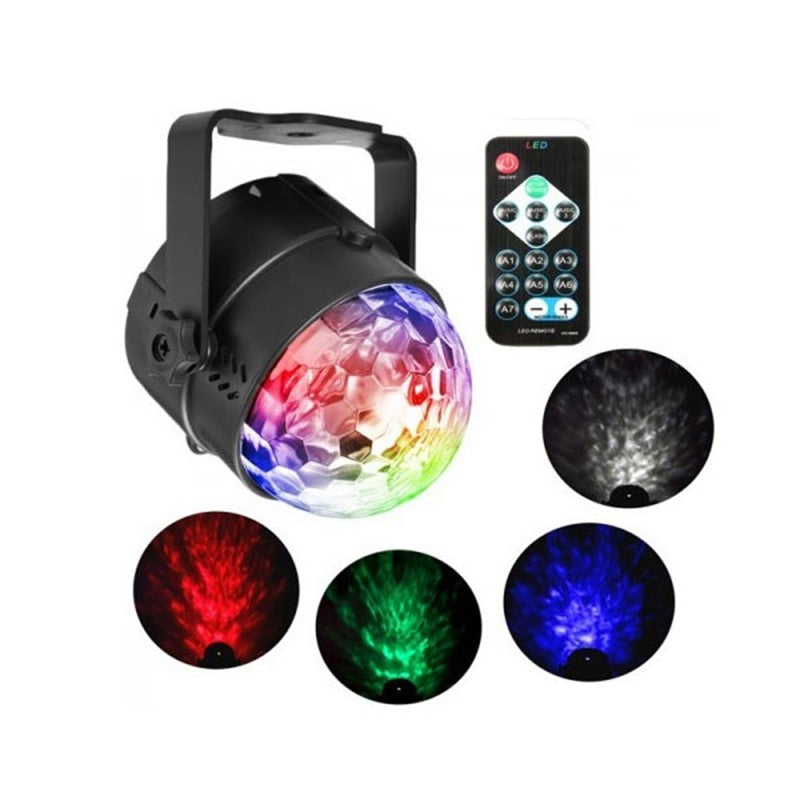 Gadgeton Magic Ball RGB LED Stage Light with Remote