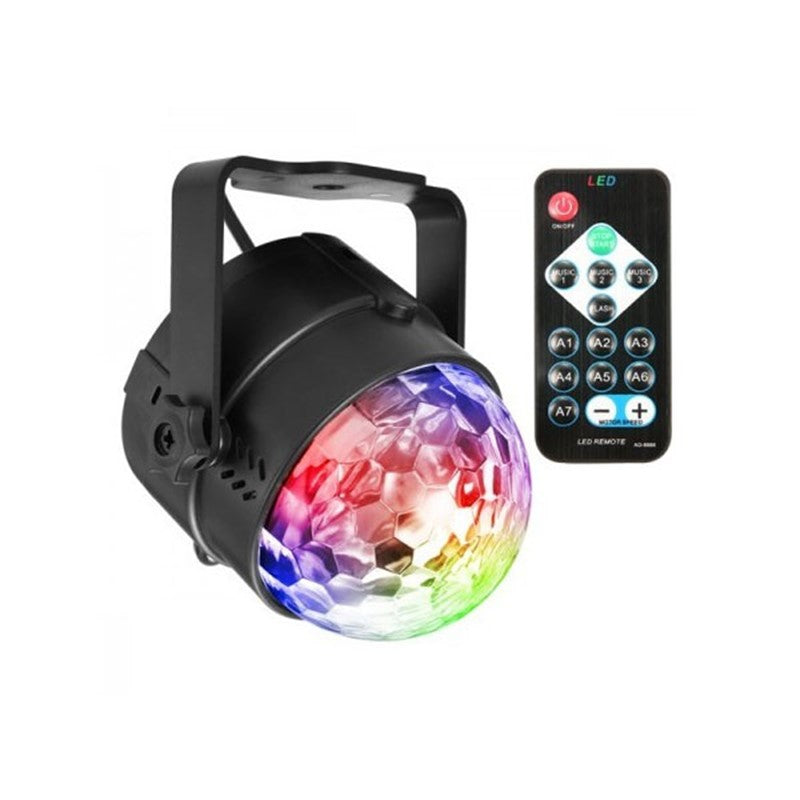 Gadgeton Magic Ball RGB LED Stage Light with Remote
