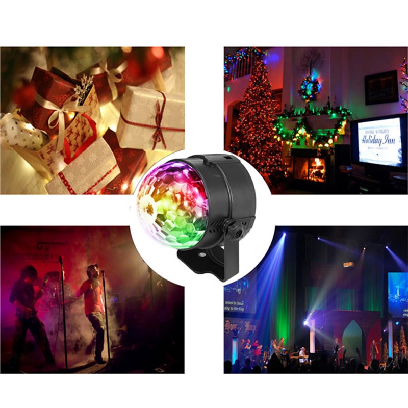 Gadgeton Magic Ball RGB LED Stage Light with Remote