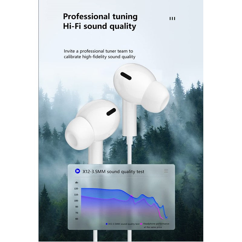 Jellico X12 3.5MM AUX EarPods (Airpods Pro Design)