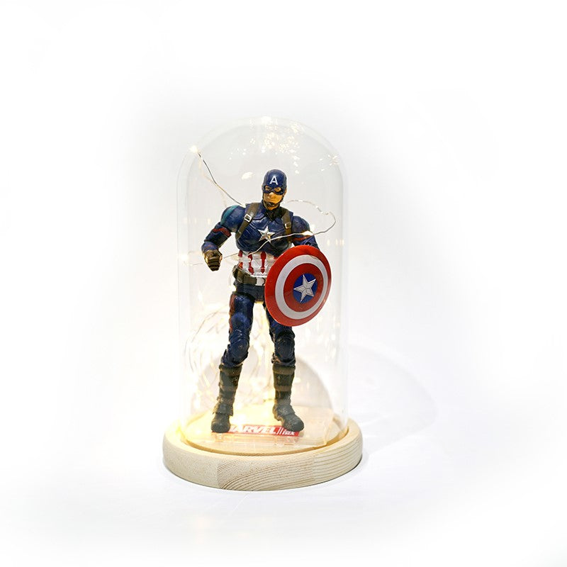 Marvel Genuine Captain America Action Figure Lamp for Kids