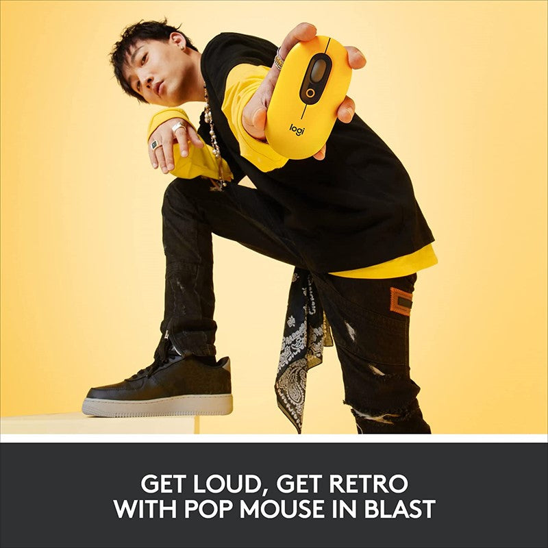 Logitech POP with Emoji Wireless/Bluetooth Mouse