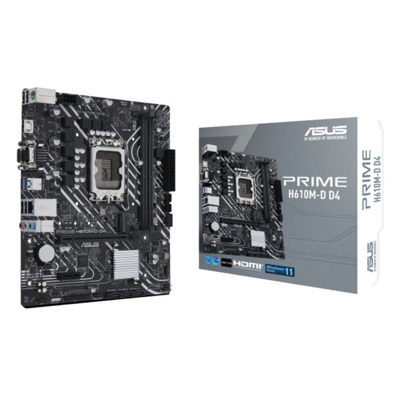 أسوس برايم H610M-D D4، مقبس LGA 1700، اللوحة الأم للألعاب mATX