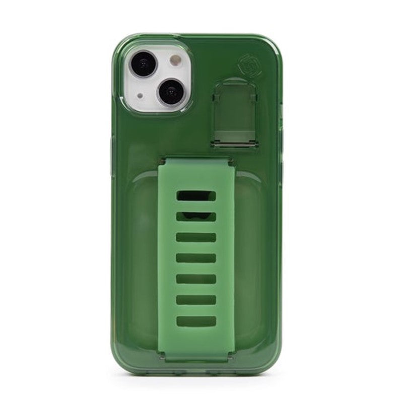 Grip2u Boost Case with Kickstand for iPhone 13 (Olive)