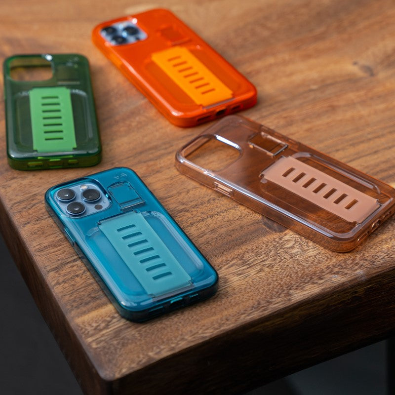 Grip2u Boost Case with Kickstand for iPhone 13 (Olive)