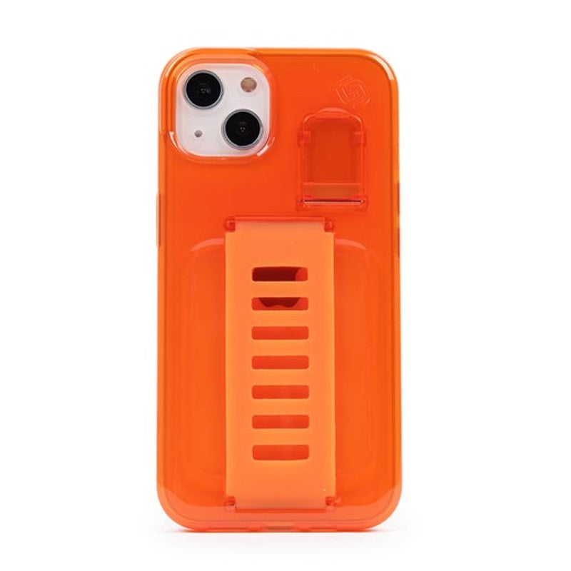 Grip2u Boost Case with Kickstand for iPhone 13 (Orange)