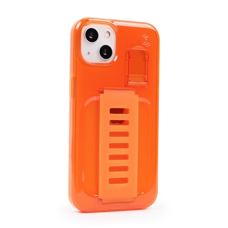 Grip2u Boost Case with Kickstand for iPhone 13 (Orange)