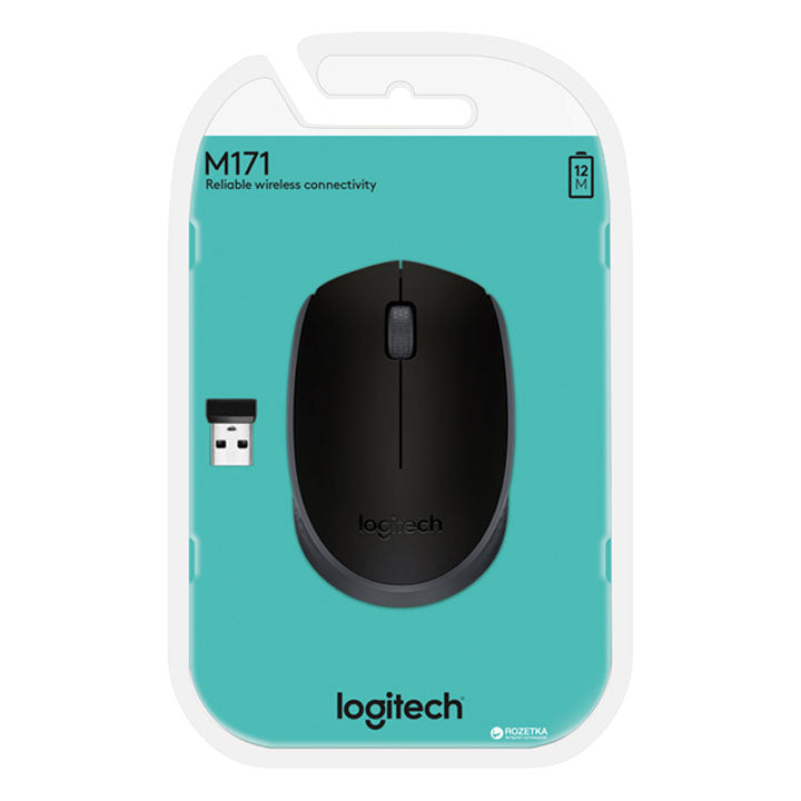 Logitech M171 Wireless Nano Mouse - Black