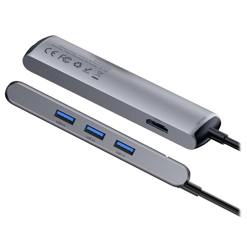 Baseus 6 In 1 Smart Type C Hub , USB, HDMI, Network