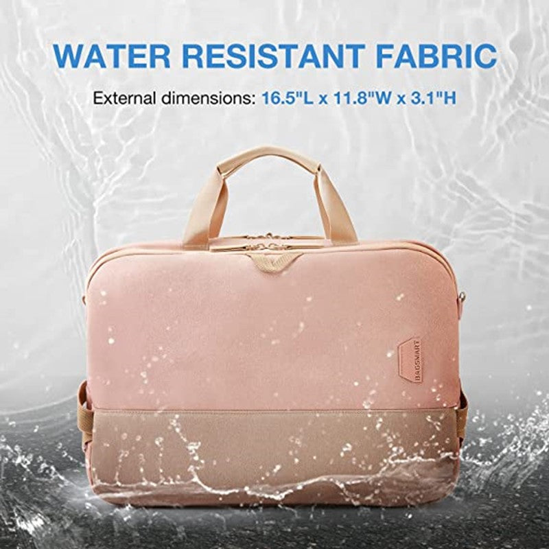 Bagsmart Falco Office Briefcase - Pink