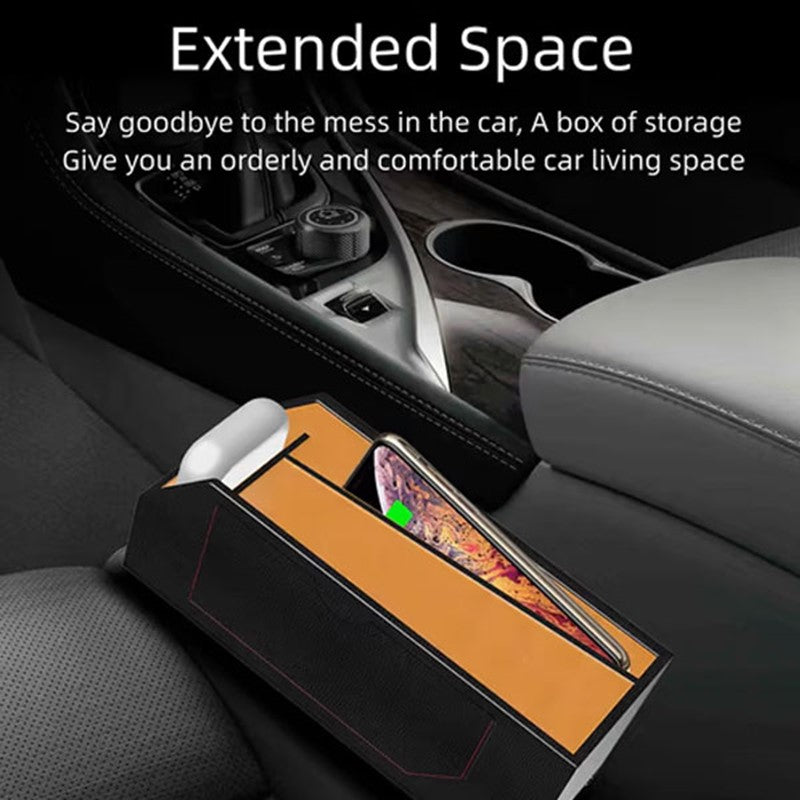 3 in 1 Wireless Charger , Airpods Charger and Storage Box For Car