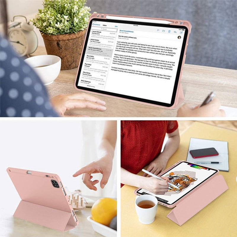Soft Flexible Smart Case with Pencil Holder for iPad Pro 11 inch 2021 3rd Gen