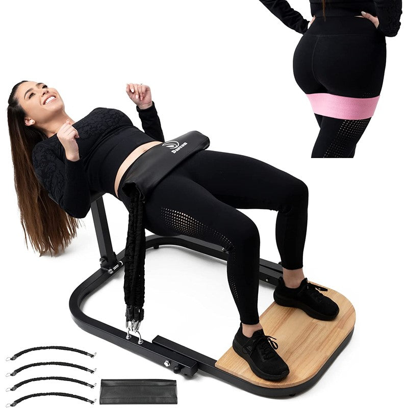 Strengthening 3 bands Hip Up machine Deep Thrust Trainer Lift Lifter Gym Equipment Machine Muscle Pelvic Fitness Buttock
