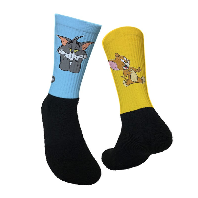Lurk in Shrubs Socks Socks Tom & Jerry - S