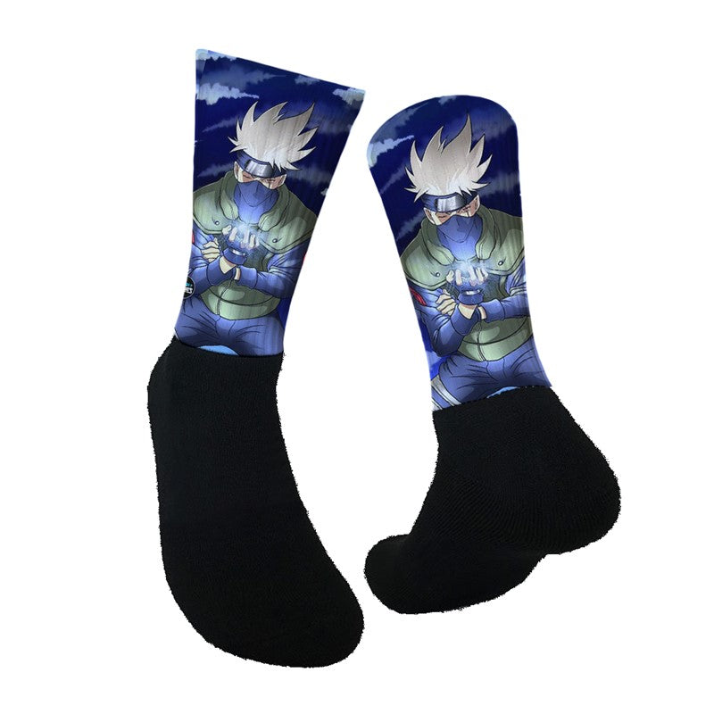 Lurk in Shrubs Socks Naruto - Kakashi - S