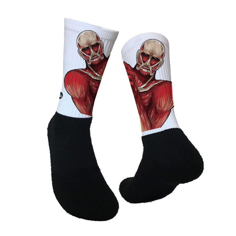 Lurk in Shrubs Socks Attack of Titans - S