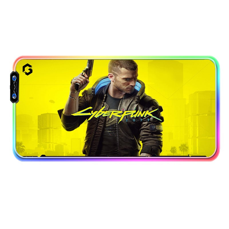 GAMEON Gaming Mousepad With RGB Lighting (900x400x3mm) - Cyberpunk 2077 Edition