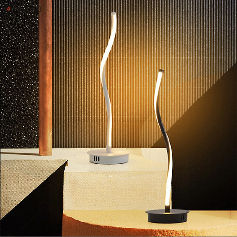 RGB LED Double Helix Corner Light, Floor Lamp With Remote Control For Living Room, Home Decoration