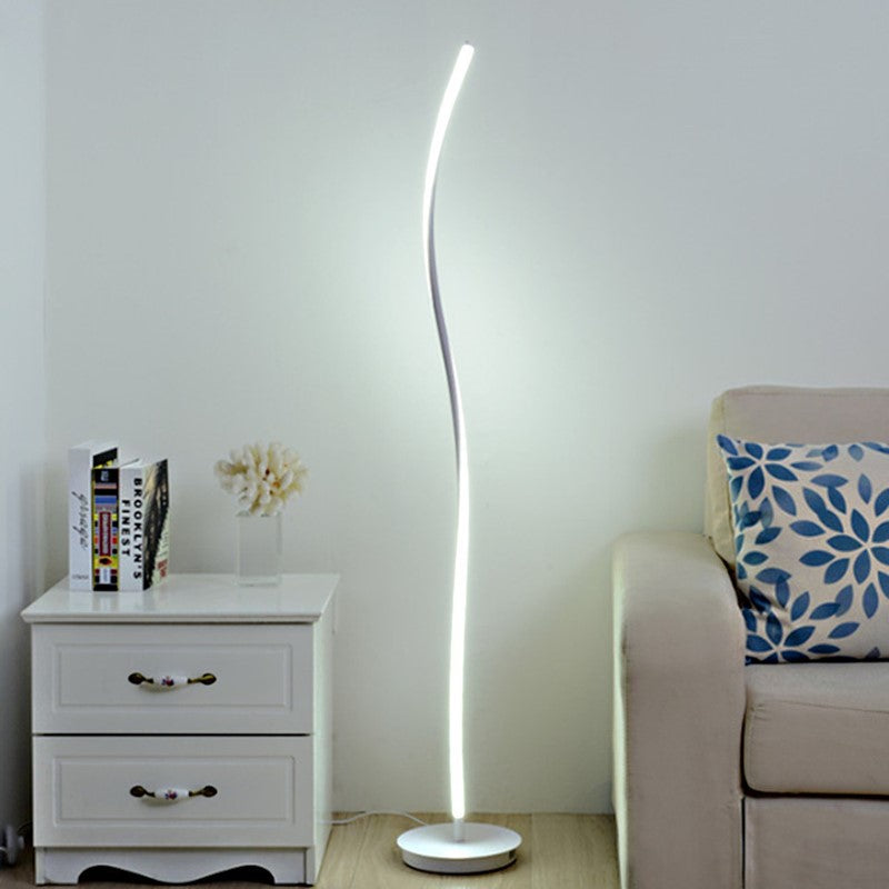 RGB LED Double Helix Corner Light, Floor Lamp With Remote Control For Living Room, Home Decoration