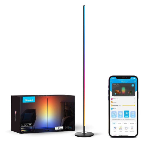 Govee RGBICW Smart Corner Light, Floor Lamp With App, Voice Contol - H6076
