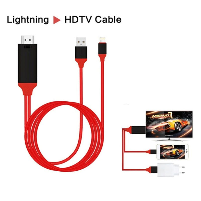 HDMI to Lightning 4K Cable For All Apple Devices