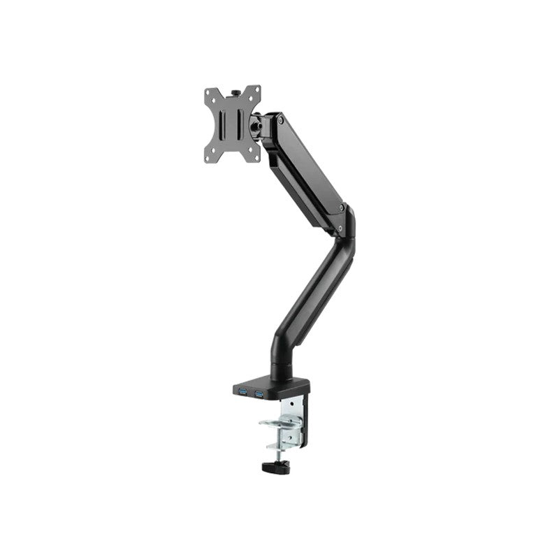 Twisted Minds Single Monitor Aluminum Slim Mechanical Spring Monitor Arm Stand and Mount For Gaming And Office Use 17