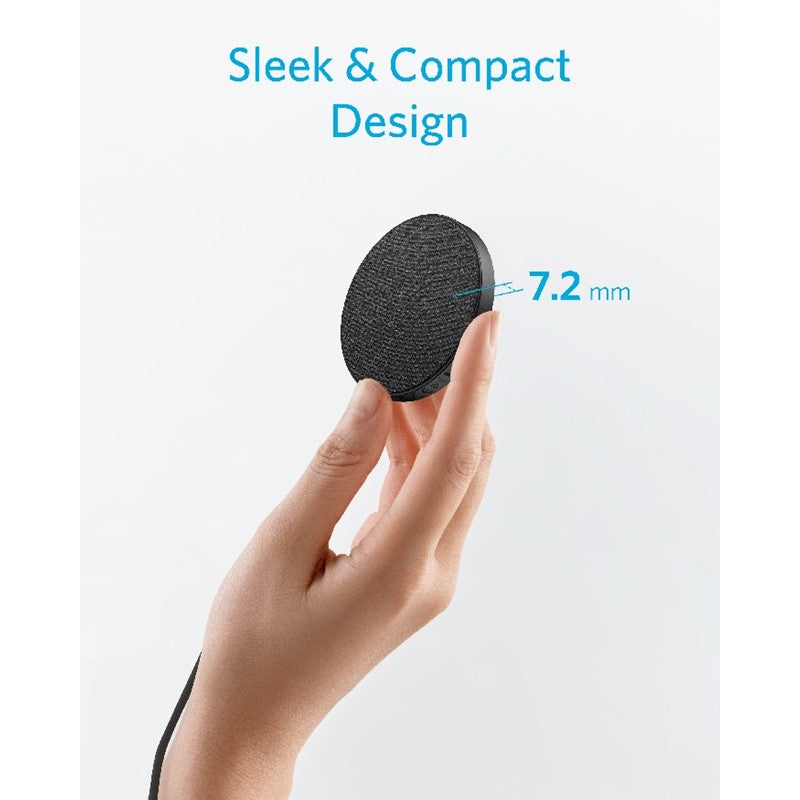 Anker PowerWave Select+ Magnetic Pad, 10W Wireless Charger, Black