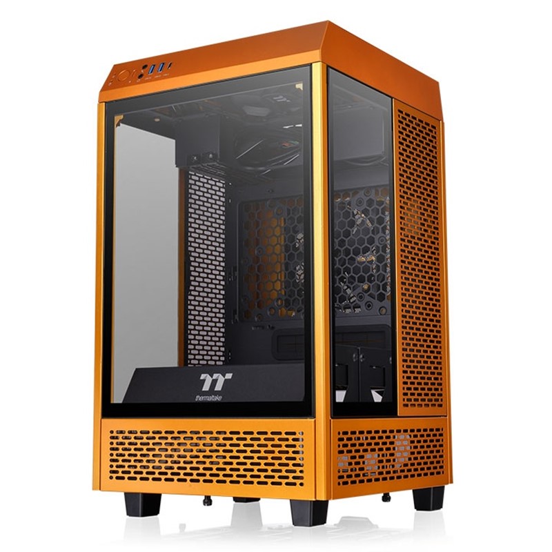 Thermaltake The Tower 100 Mini Tower - Metallic Gold