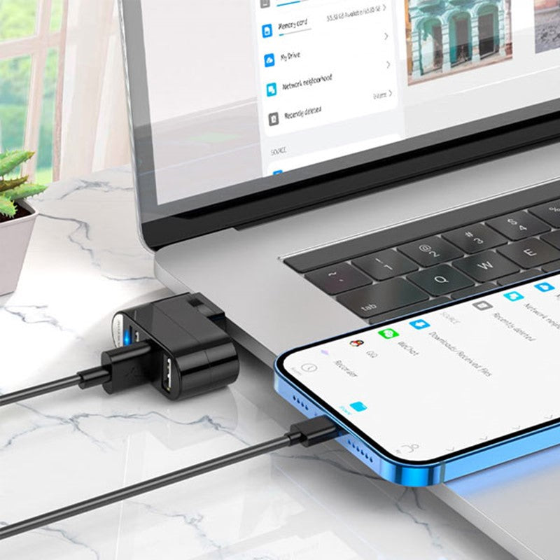 Borofone DH3 3 Power Port Adapter