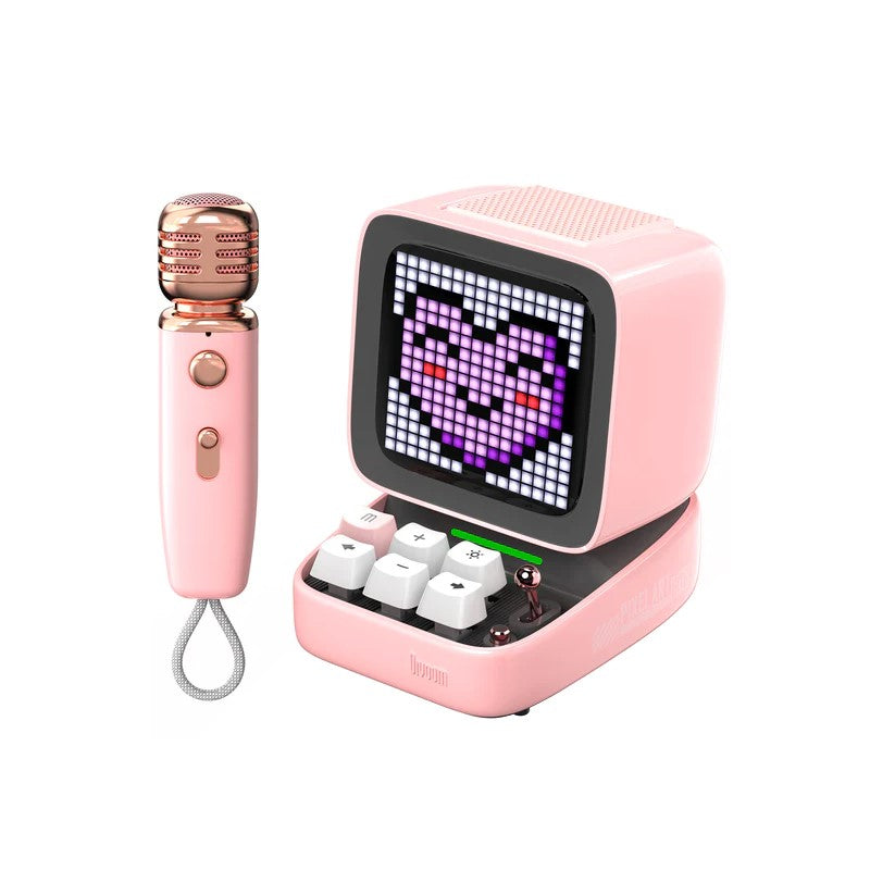 Divoom Ditoo-Mic Retro Pixel Art Portable Bluetooth Speaker With Microphone Karaoke Function