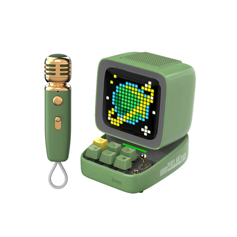 Divoom Ditoo-Mic Retro Pixel Art Portable Bluetooth Speaker With Microphone Karaoke Function